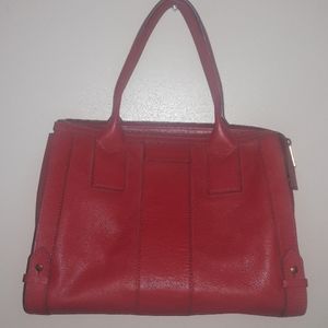 Fossil Gwen Leather Red Handbag